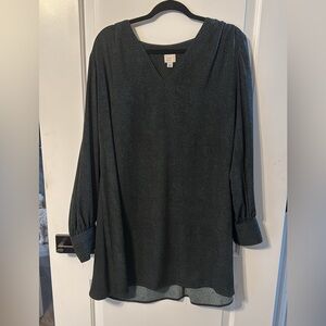 Black long sleeve dress